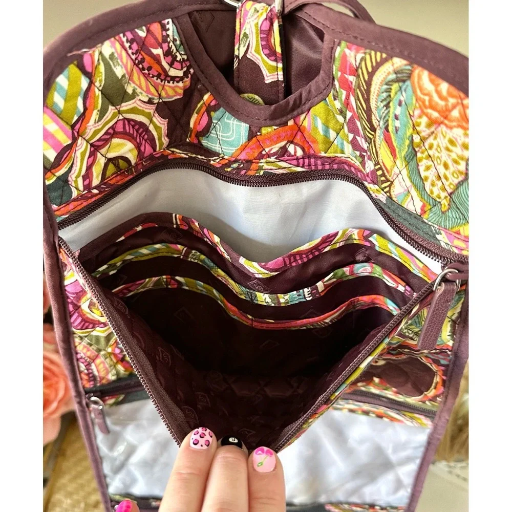Vera Bradley hanging organizer in Heirloom Paisley Pattern